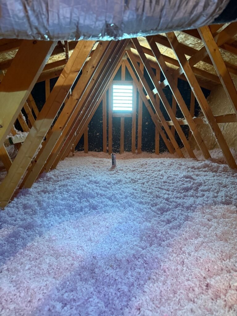 Attic Insulation completed in Phoenix Arizona